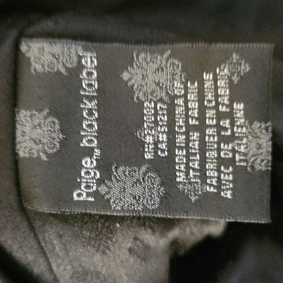 Paige Black Label Kingly Dress Size 10 Black With Subtle Silver Sparkles. - Picture 8 of 16